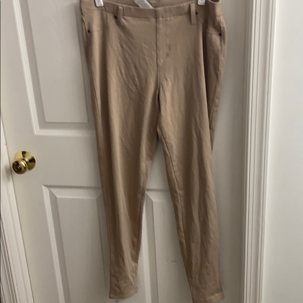 Time and Tru (Walmart’s brand) khaki jeggings, L